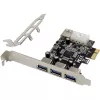 InLine 76662D sąsajos kortelės / adapteriai Vidinis Molex 4-pin, USB 3.2 Gen 1 (3.1 Gen 1)