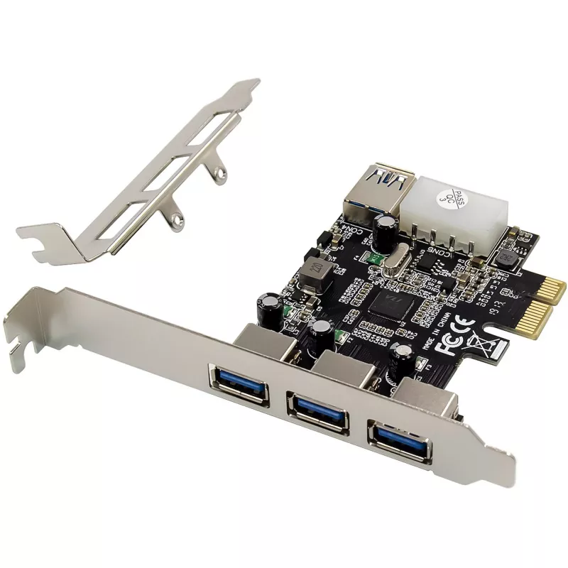 InLine 76662D sąsajos kortelės / adapteriai Vidinis Molex 4-pin, USB 3.2 Gen 1 (3.1 Gen 1)
