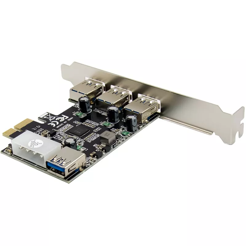 InLine 76662D sąsajos kortelės / adapteriai Vidinis Molex 4-pin, USB 3.2 Gen 1 (3.1 Gen 1)