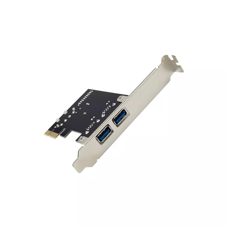 InLine 2+2 prievadų USB 3.2 Gen.1 pagrindinio kompiuterio valdiklis, PCIe, su SATA maitinimu + LP laikiklis