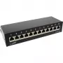 InLine Patch Panel Cat.6A stalo / sienos surinkimas 12 prievadų juodas RAL9005