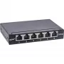 InLine Patch panel Cat.6A 0.5U 6 prievadų, stalas/siena/bėgis, juodas su dulkių apsauga
