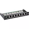 InLine Patch panel Cat.6A 0.5U 8 prievadų, stalo/sienos montavimui, juodas RAL9005