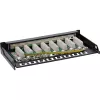 InLine Patch panel Cat.6A 0.5U 8 prievadų, stalo/sienos montavimui, juodas RAL9005
