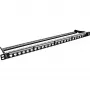 Tuščias pataisų skydelis 19 colių InLine 76824C 24 prievadai RJ45 Keystones 0,5U juodas
