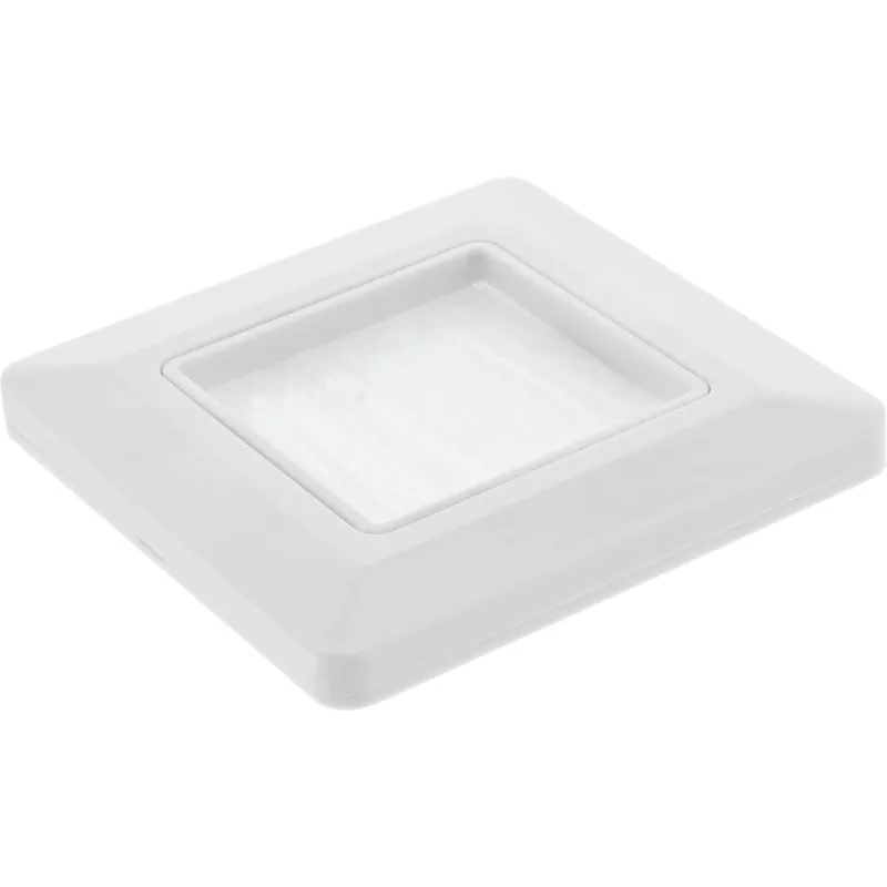 Sieninis rėmelis su šepečiu InLine 78501 televizoriui, plastikinis, baltas RAL9010, 80×80 mm