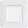 Sieninis rėmelis su šepečiu InLine 78501 televizoriui, plastikinis, baltas RAL9010, 80×80 mm