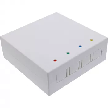 InLine FTTH tuščia skirstomoji dėžutė iki 4x LC dvipusio / 4x SC paprastojo, balta