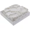 InLine FTTH tuščia skirstomoji dėžutė iki 4x LC dvipusio / 4x SC paprastojo, balta