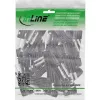 InLine 94020 laido jungtis Standard4/MC4/PV4 juodas Kištukas/Lizdas