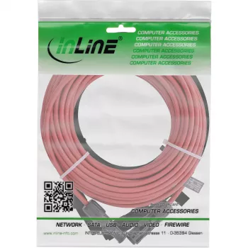 Vidutinės įtampos kabelis InLine 95415 1500V 15m raudonas juodas