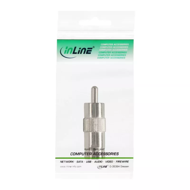 Vaizdo adapteris InLine 99320 RCA kištukas į BNC lizdą