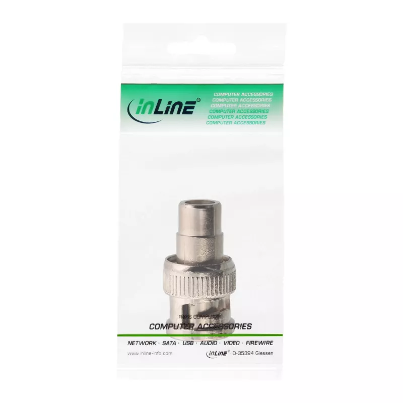 Vaizdo adapteris InLine 99321 RCA lizdas į BNC kištuką