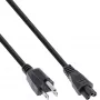 InLine B-16656U maitinimo kabelis juodas 2 m NEMA 5-15 IEC C5