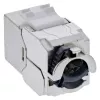 InLine B-76202Q keystone modulis — plokščias pilkas RJ-45, 14.5×31.8×19.4 mm