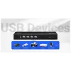 ATEN 2 prievadų USB 4K HDMI dviejų ekranų KVMP komutatorius (kabeliai pridėti)