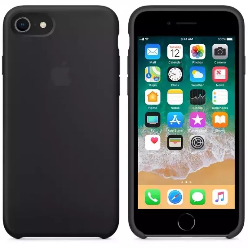 Skin dėklas Apple MQGK2ZM/A, skirtas iPhone 8/7, juodas