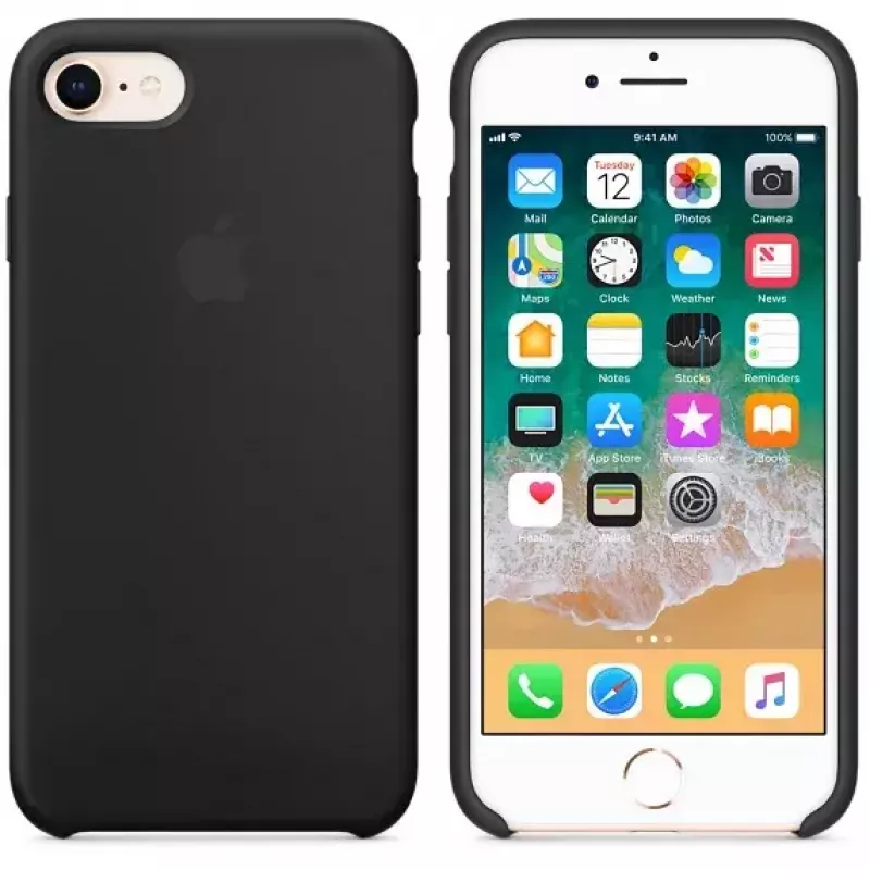 Skin dėklas Apple MQGK2ZM/A, skirtas iPhone 8/7, juodas