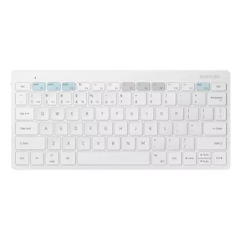 Samsung mobiliojo įrenginio klaviatūra EJ-B3400BWGGDE Balta Bluetooth QWERTZ vokiška baterija AAA 280,4×127,4×15,4 mm