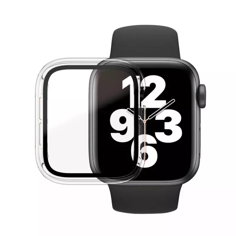 PanzerGlass ® Visą korpusą dengiantis dėklas Skaidrus Apple Watch Series SE 3 | 6 | 5 | 4 | 40 mm