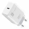 Cellularline USB-C įkroviklis 20W – „iPhone 8“ ir naujesniems modeliams 20W USB-C tinklo įkroviklis, skirtas „iPhone 8“ ir naujesniems modeliams įkrauti maksimaliu greičiu