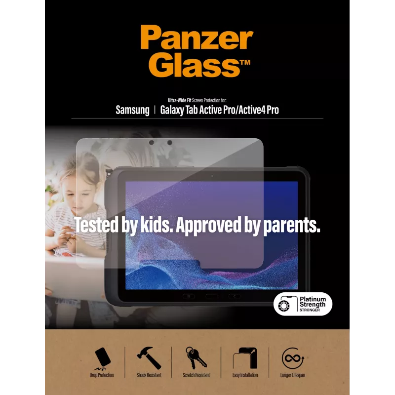 PanzerGlass ® Ekrano apsauga Samsung Galaxy T Active Pro | Active4 Pro