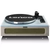 Belt-drive audio turntable Lenco LS-440 Blue Taupe Automatic
