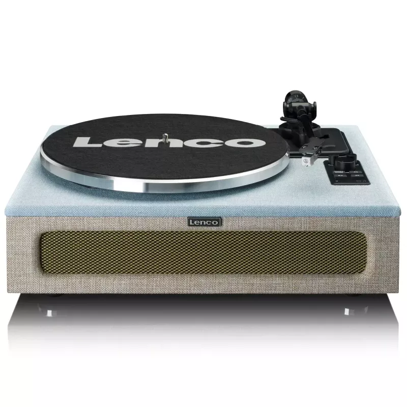 Belt-drive audio turntable Lenco LS-440 Blue Taupe Automatic
