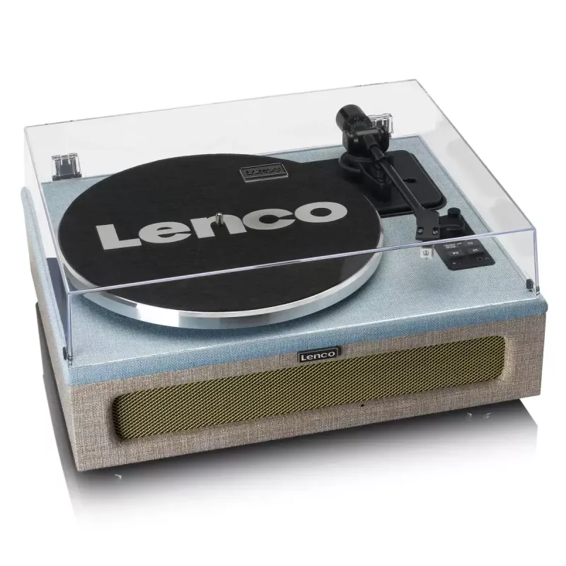 Belt-drive audio turntable Lenco LS-440 Blue Taupe Automatic
