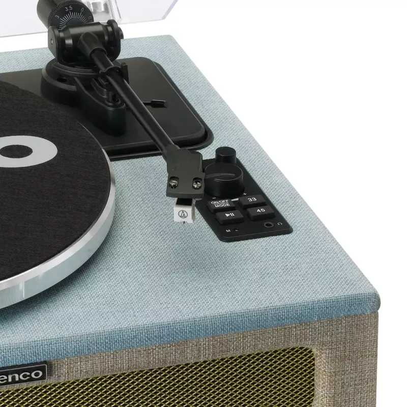 Belt-drive audio turntable Lenco LS-440 Blue Taupe Automatic