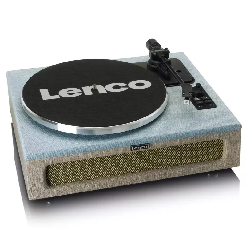 Belt-drive audio turntable Lenco LS-440 Blue Taupe Automatic