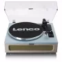 Belt-drive audio turntable Lenco LS-440 Blue Taupe Automatic