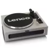 Diržinė garso patefono Lenco LS-440GY pilka automatinė su Bluetooth