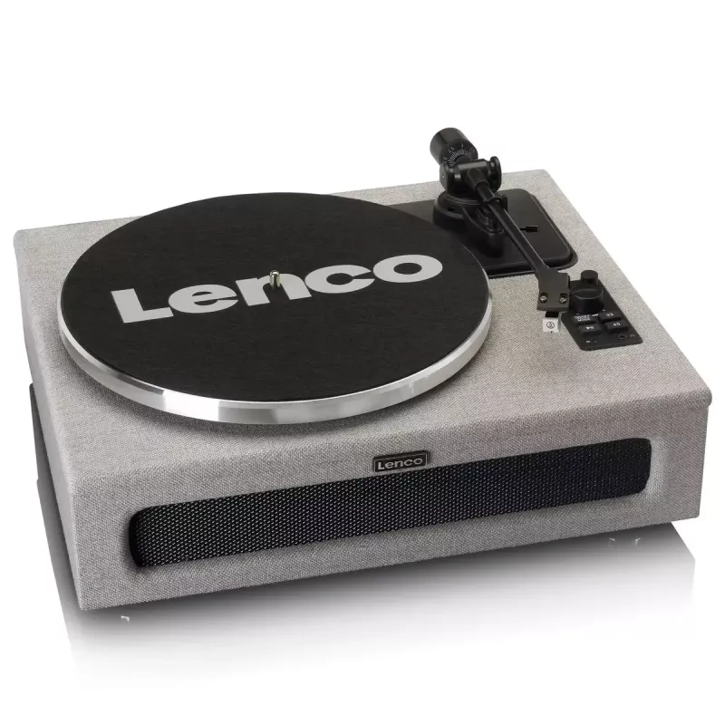 Diržinė garso patefono Lenco LS-440GY pilka automatinė su Bluetooth