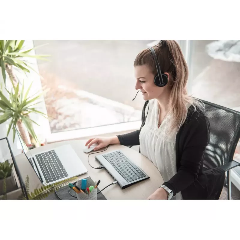 Headset Digitus On Ear Office Headset with Noise Reduction USB