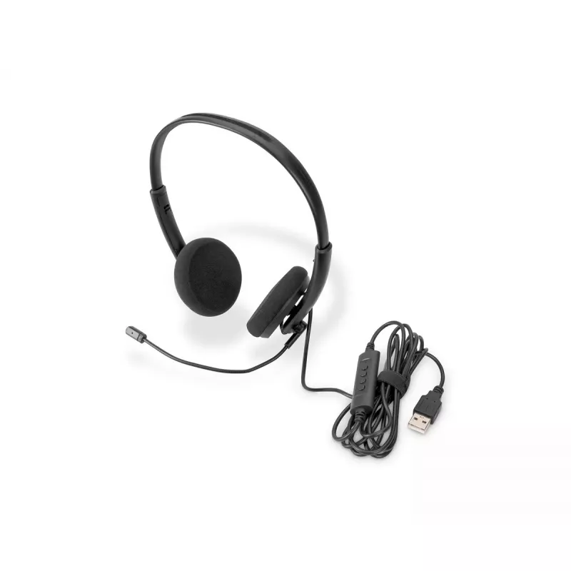 Headset Digitus On Ear Office Headset with Noise Reduction USB