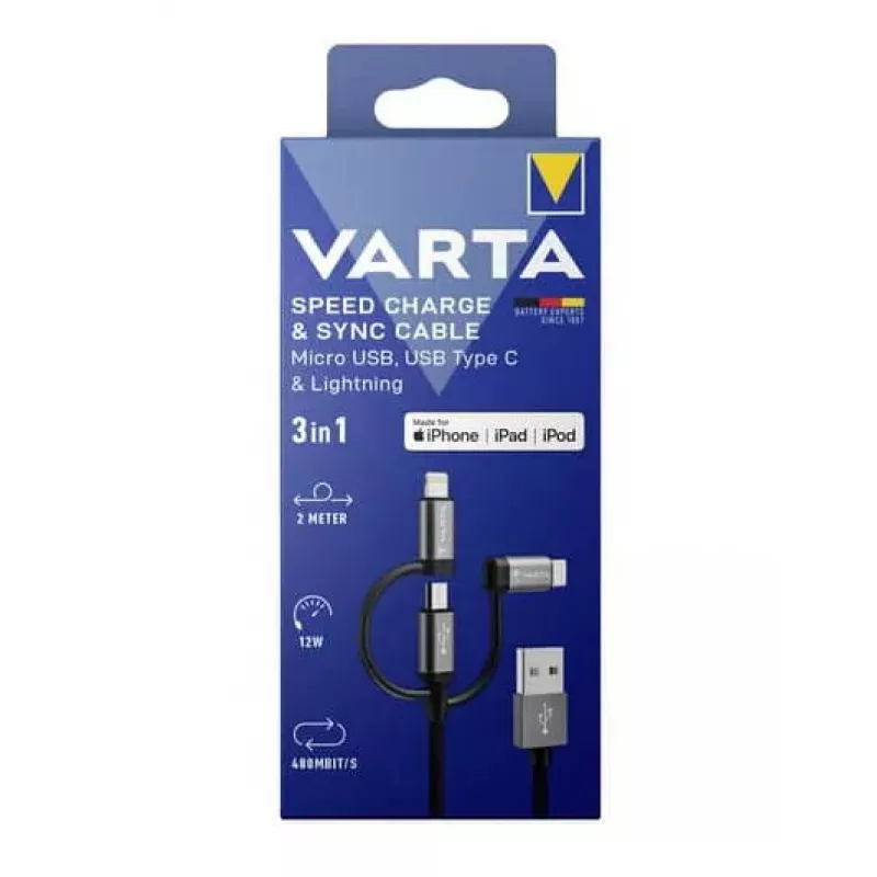 Mobiliojo įrenginio įkroviklis Varta 57937 101 111 Universal Lightning USB Indoor