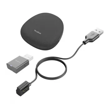 Yealink 1208649 ausinių adapterio komplektas Juoda