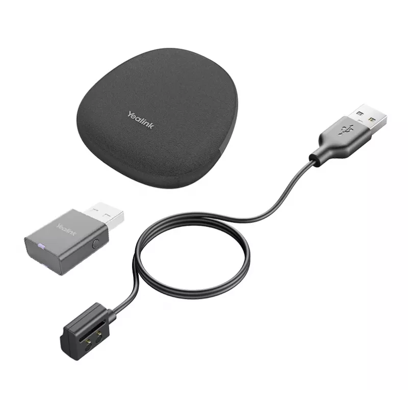 Yealink 1208649 ausinių adapterio komplektas Juoda