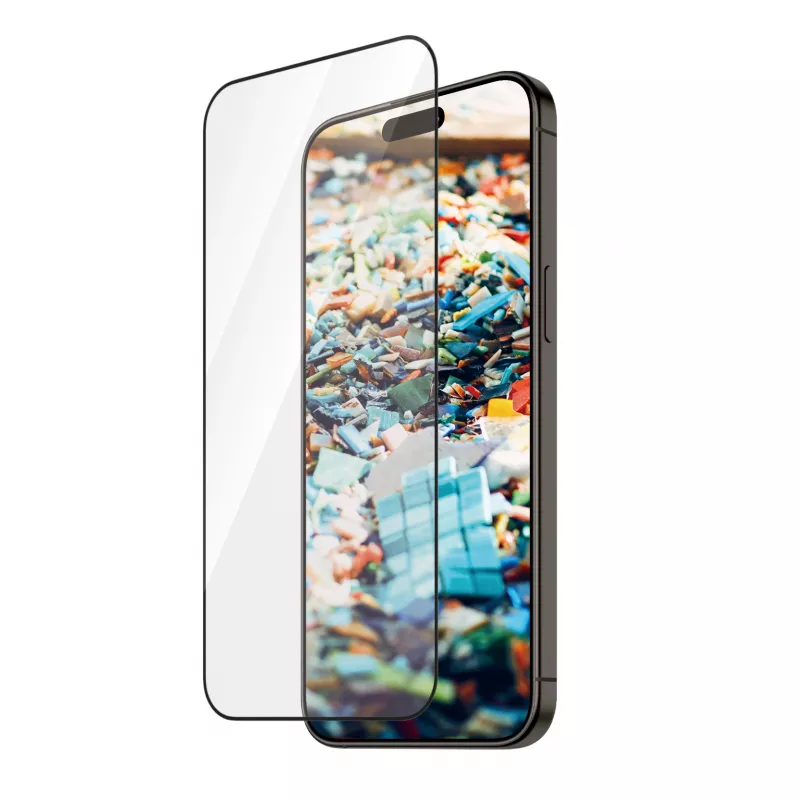 PanzerGlass ® Re:fresh ekrano apsauga iPhone 15 Pro Max | Itin platus pritaikymas su EasyAligner