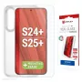 Displex ekrano apsauga + dėklas Samsung Galaxy S24+/S25+, Eco montavimo rėmelis, atsparus įbrėžimams