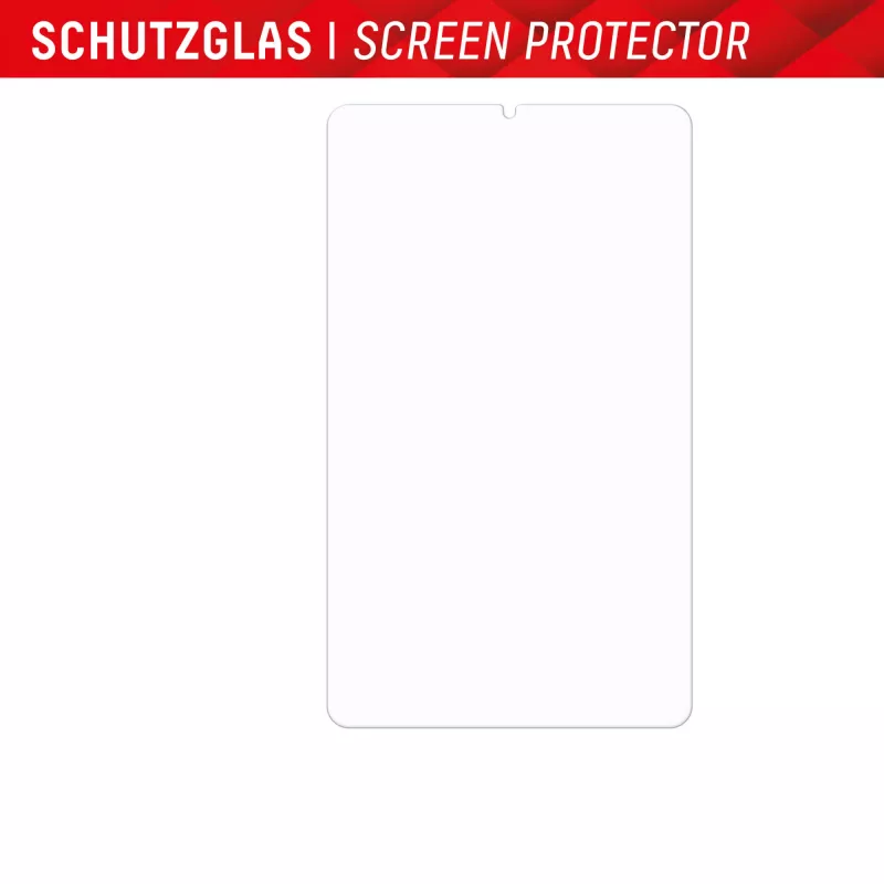 Displex Planšetės stiklas (9H) Samsung Galaxy Tab A11/A9, EASY-ON® Eco tvirtinimo rėmelis, nedūžtantis