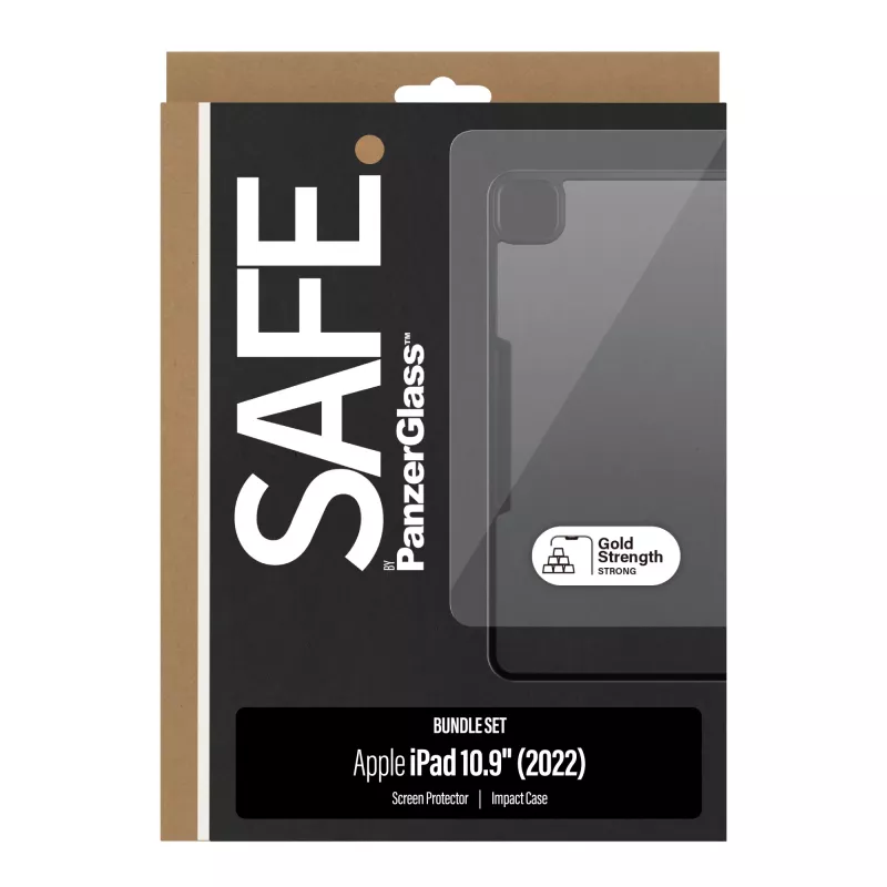 PanzerGlass SAFE. by ® 2-in-1 rinkinys iPad 10.9‘’ (2022) | Ultra-Wide Fit