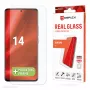 Displex apsauginis ekrano stiklas (10H) skirtas Xiaomi 14, EASY-ON® Eco tvirtinimo rėmelis, atsparus įbrėžimams