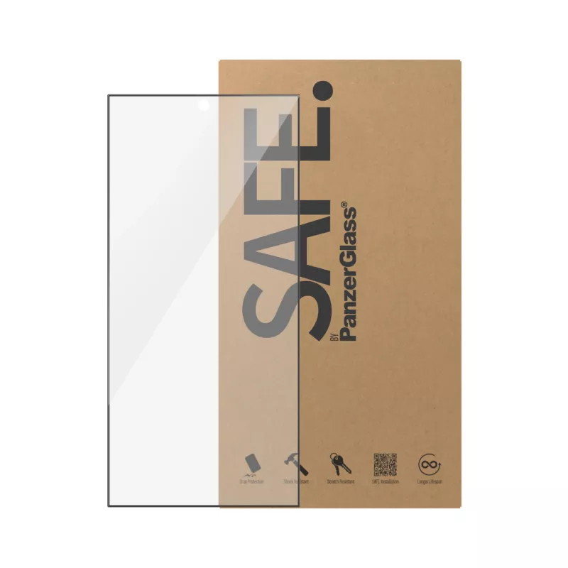 PanzerGlass SAFE. by ® Ekrano apsauga Samsung Galaxy S24 Ultra | Itin platus pritaikymas su EasyAligner | DIDMENINĖ