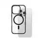 PanzerGlass ® HardCase permatomas su juodu MagSafe ir rėmeliu iPhone 16 Pro