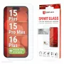 Displex Smart Glass (9H) Apple iPhone 15 Plus/15 Pro Max/16 Plus, tvirtinimo lipdukas, nedūžtantis