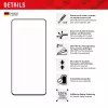Displex Premium Screen Protector (Full Cover, 10H) for Samsung Galaxy S22+/S23+, Eco Mounting Frame, Full Cover