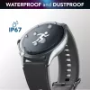Cellularline ION PRO Round Bluetooth® išmanusis laikrodis su programėle, 3,51 cm (1,38 colio), TFT, jutiklinis ekranas, 0,00064 GB, 98 g