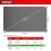 Displex PRIVACY SAFE nuimamas dvipusis privatumo filtras staliniam monitoriui 24 colių (16:10)